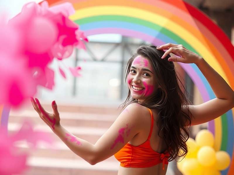Holi Festival Representation in Game